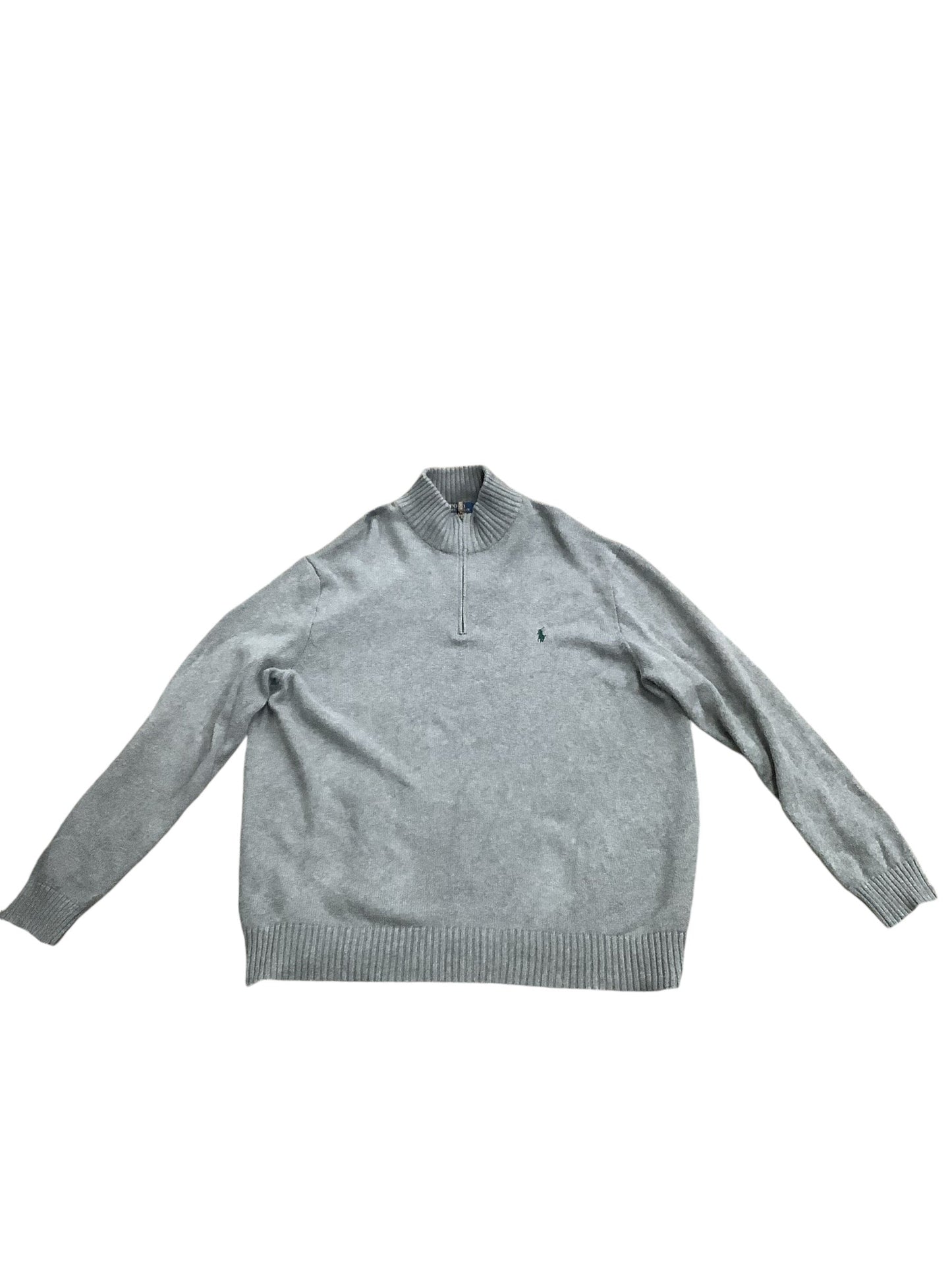 Sweater By Polo Ralph Lauren In Grey, Size: 2x