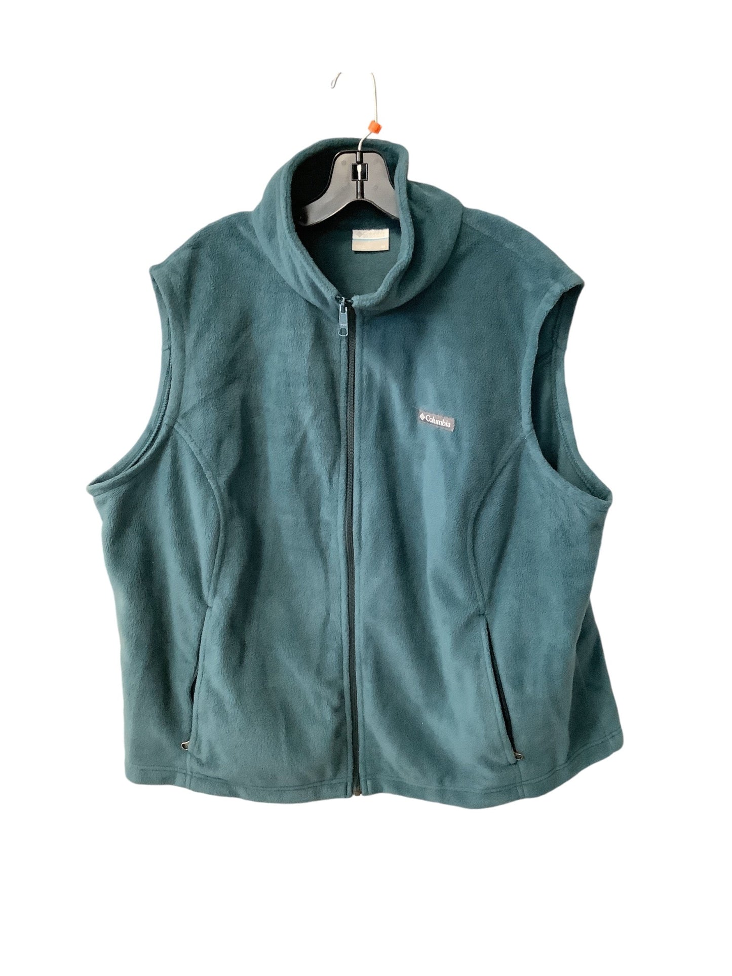 Vest Fleece By Columbia In Blue, Size: 3x