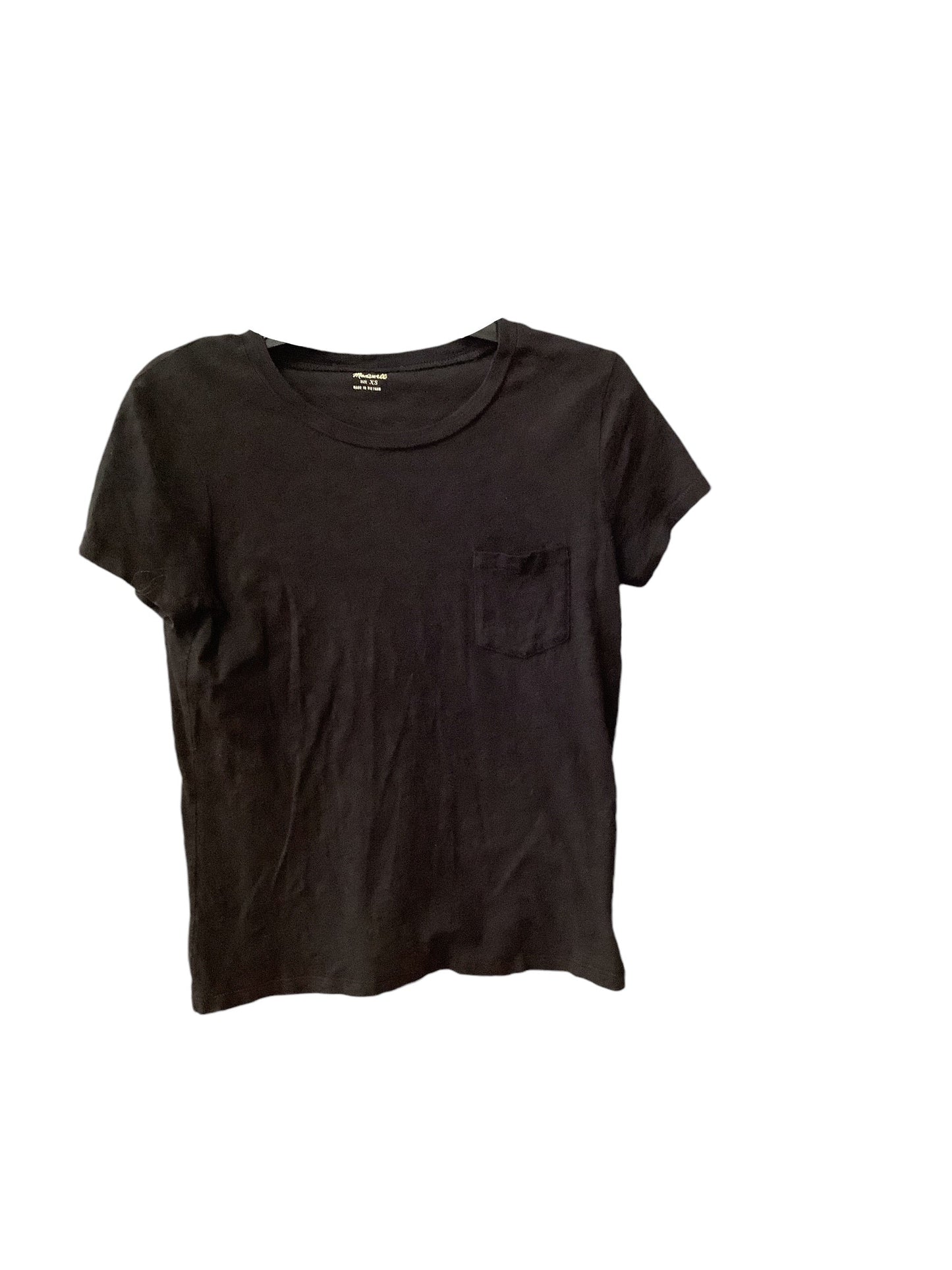 Top Short Sleeve Basic By Madewell In Black, Size: Xs