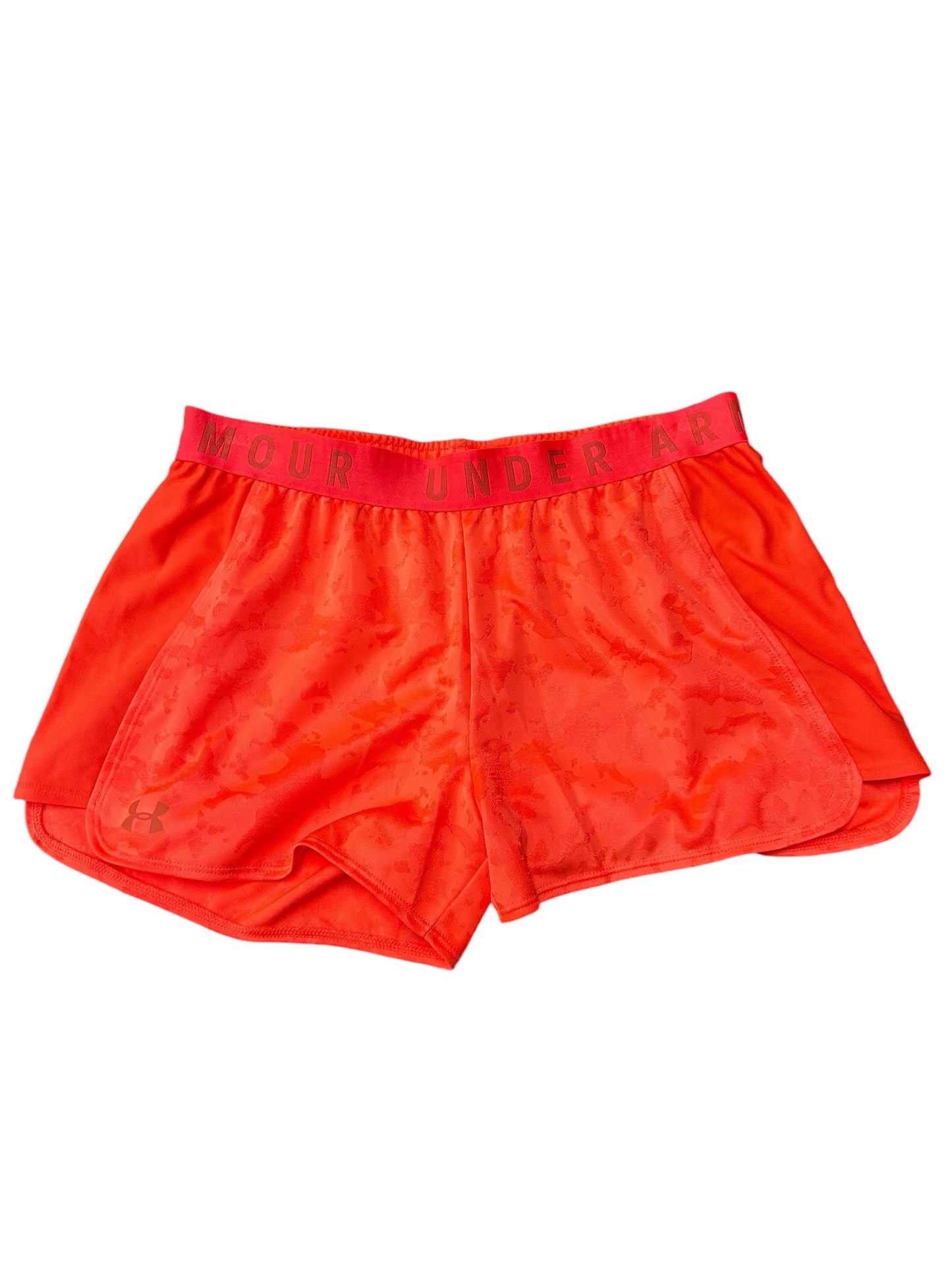 Athletic Shorts By Under Armour In Orange, Size: M