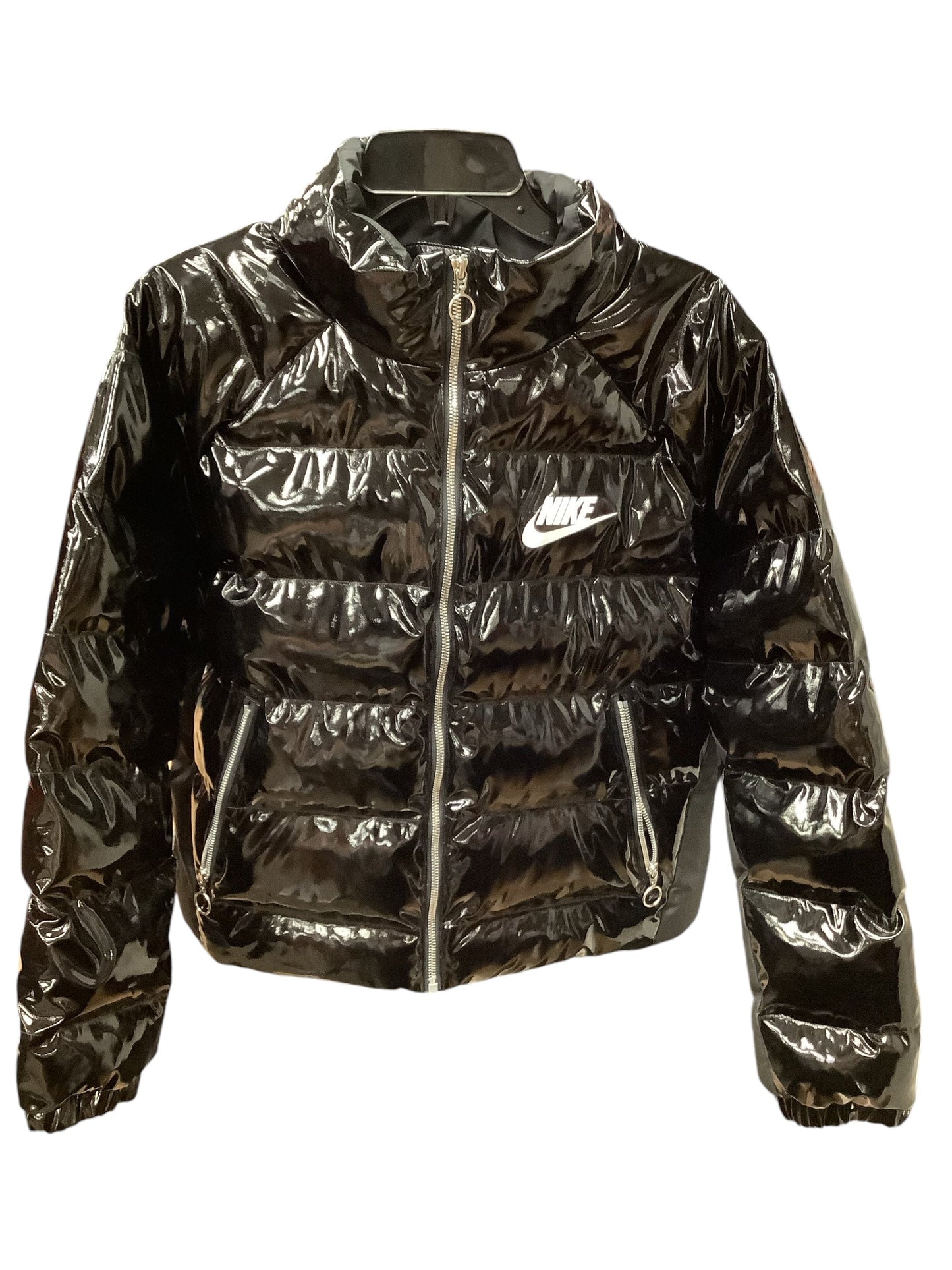 Jacket Puffer & Quilted By Nike Apparel In Black, Size: L