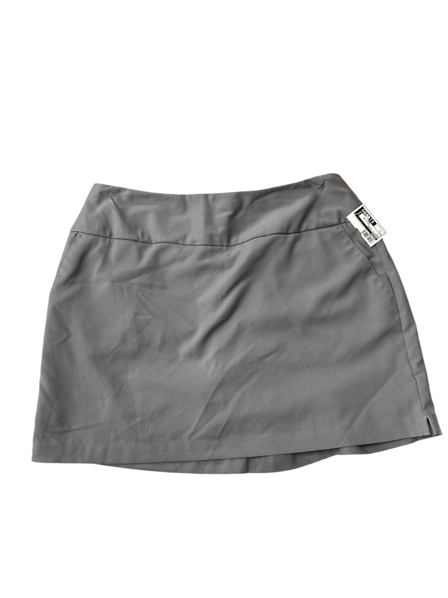 Athletic Skort By Adidas In Grey, Size: L