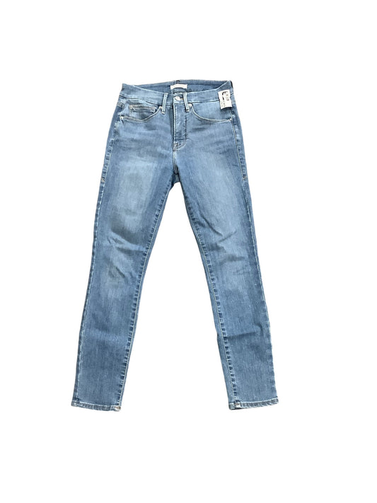 Jeans Skinny By Good American In Blue Denim, Size: 4