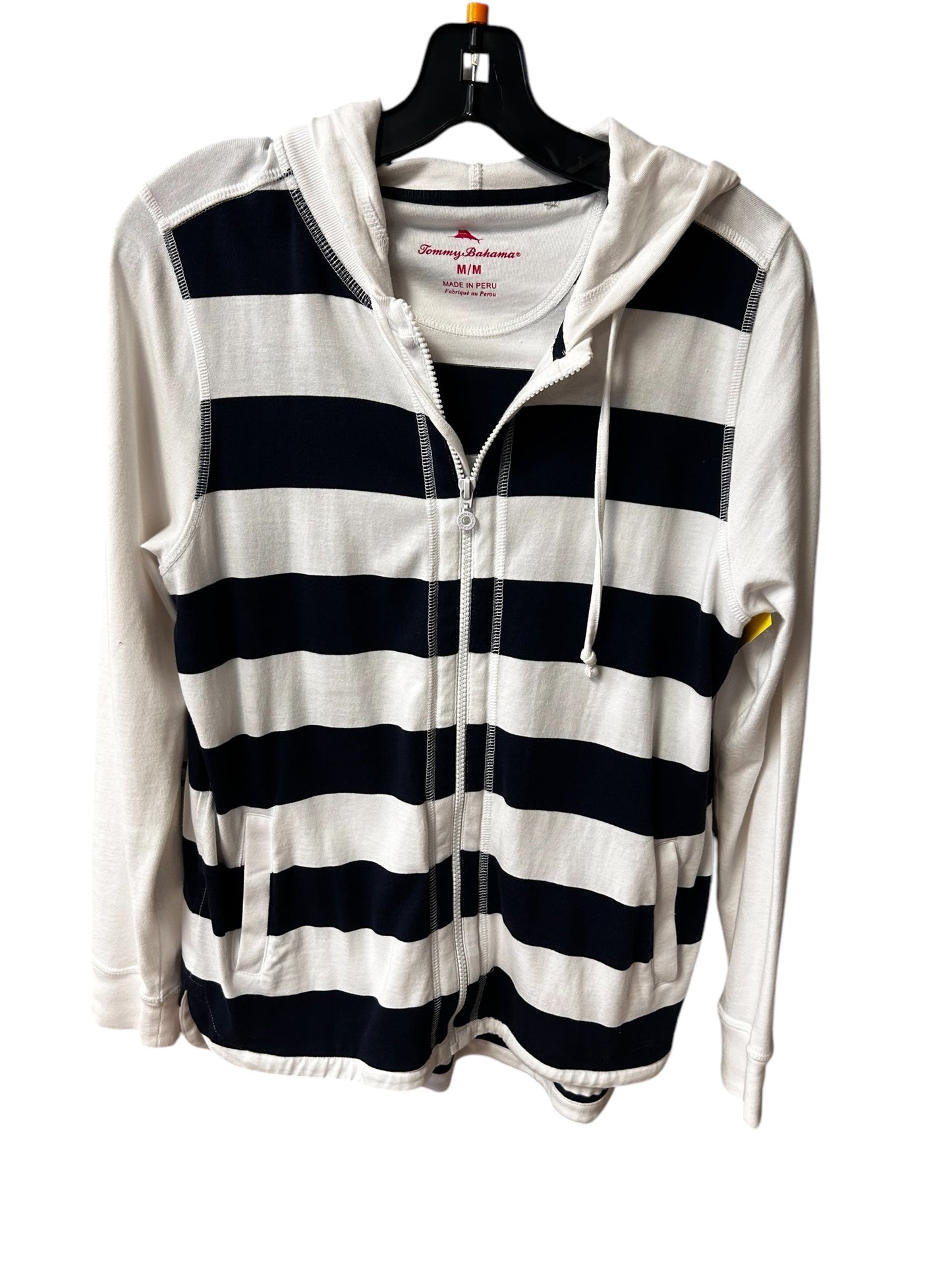 Jacket Other By Tommy Bahama In Striped Pattern, Size: M