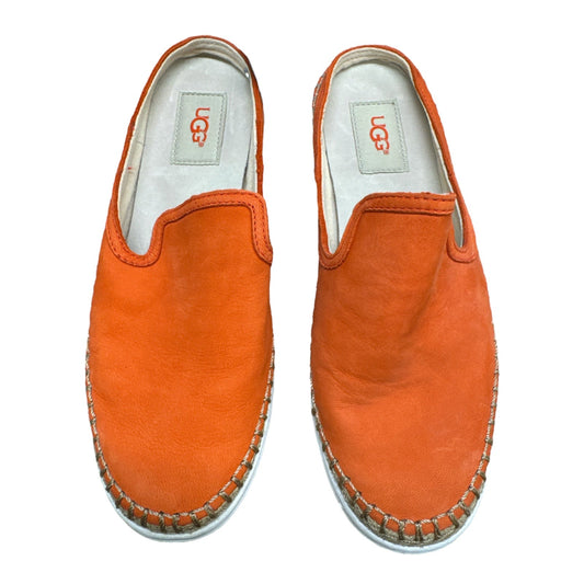 Orange Shoes Flats Ugg, Size 7.5