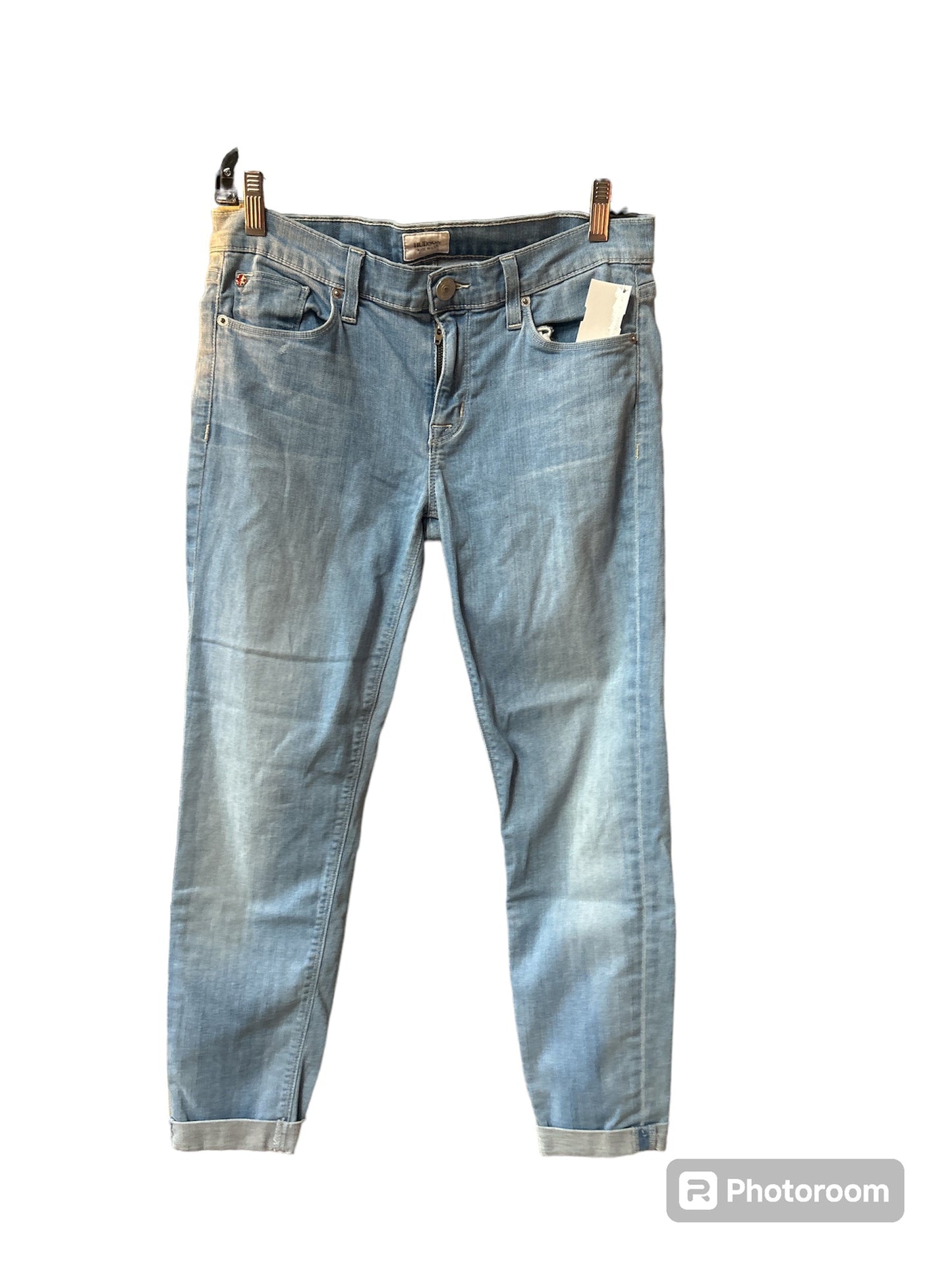 Blue Denim Jeans Designer Hudson, Size 29