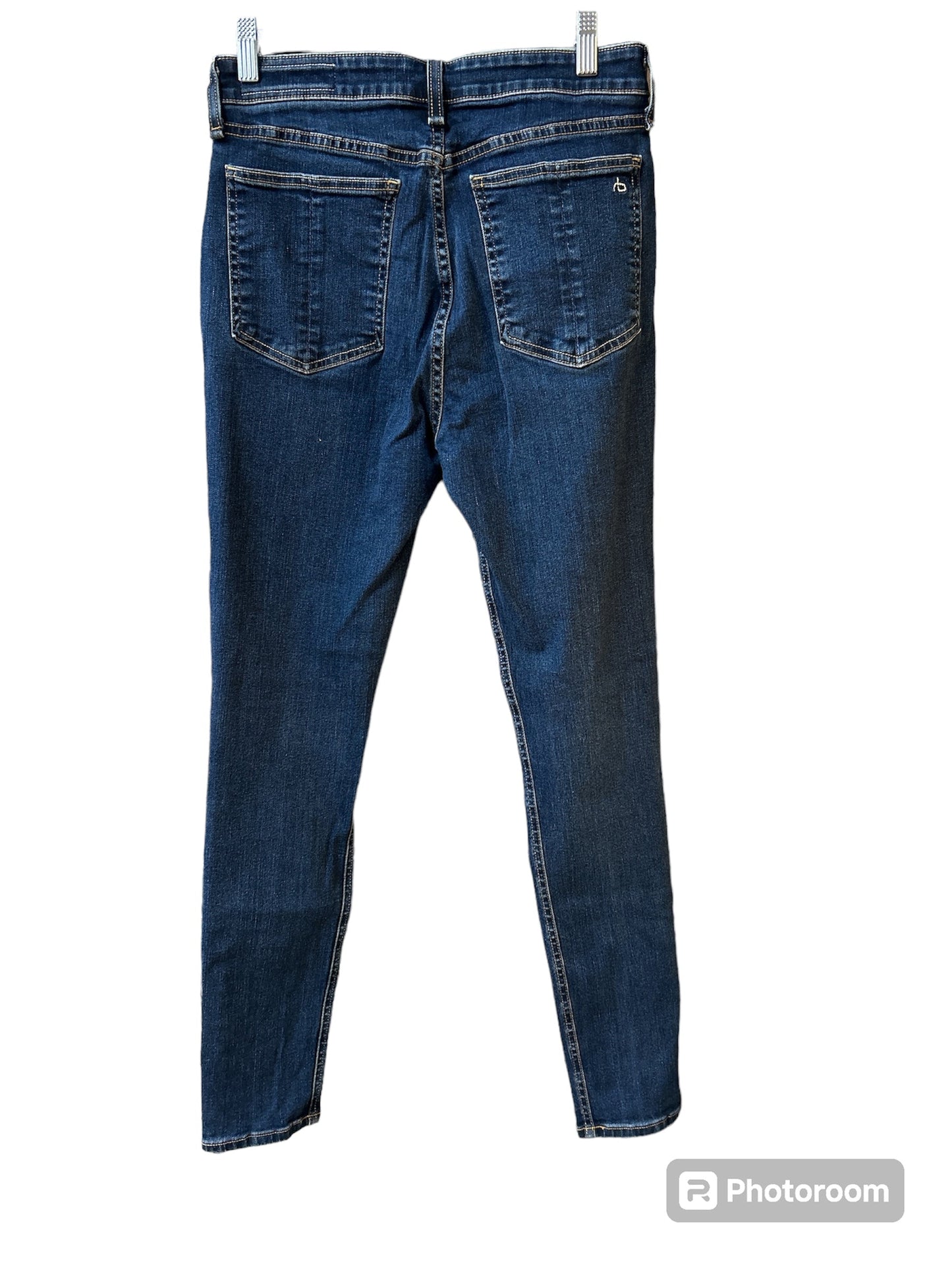 Blue Denim Jeans Designer Rag And Bone, Size 29