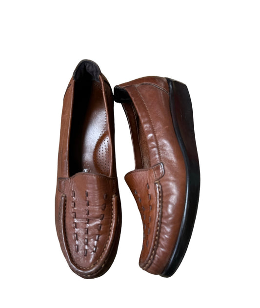 Brown Shoes Flats Sas, Size 8