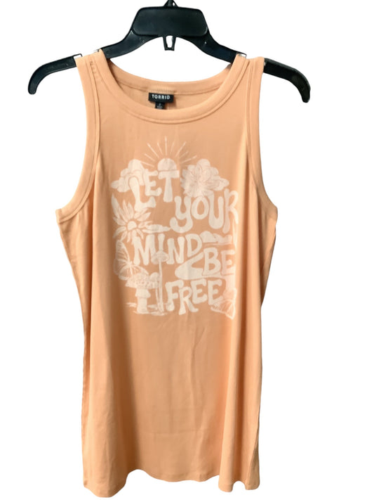 Tank Top By Torrid In Orange, Size: 1x