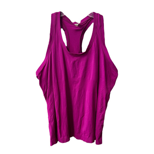 Athletic Tank Top By Athleta In Purple, Size: 1x