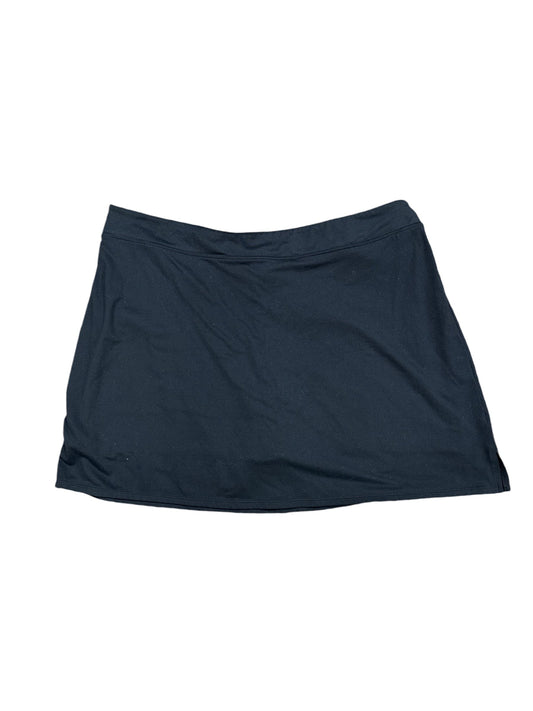 Skort By Tranquility In Black, Size: 2x