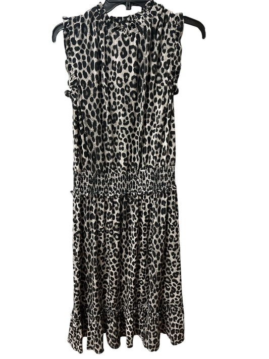 Dress Casual Midi By Michael By Michael Kors In Animal Print, Size: M