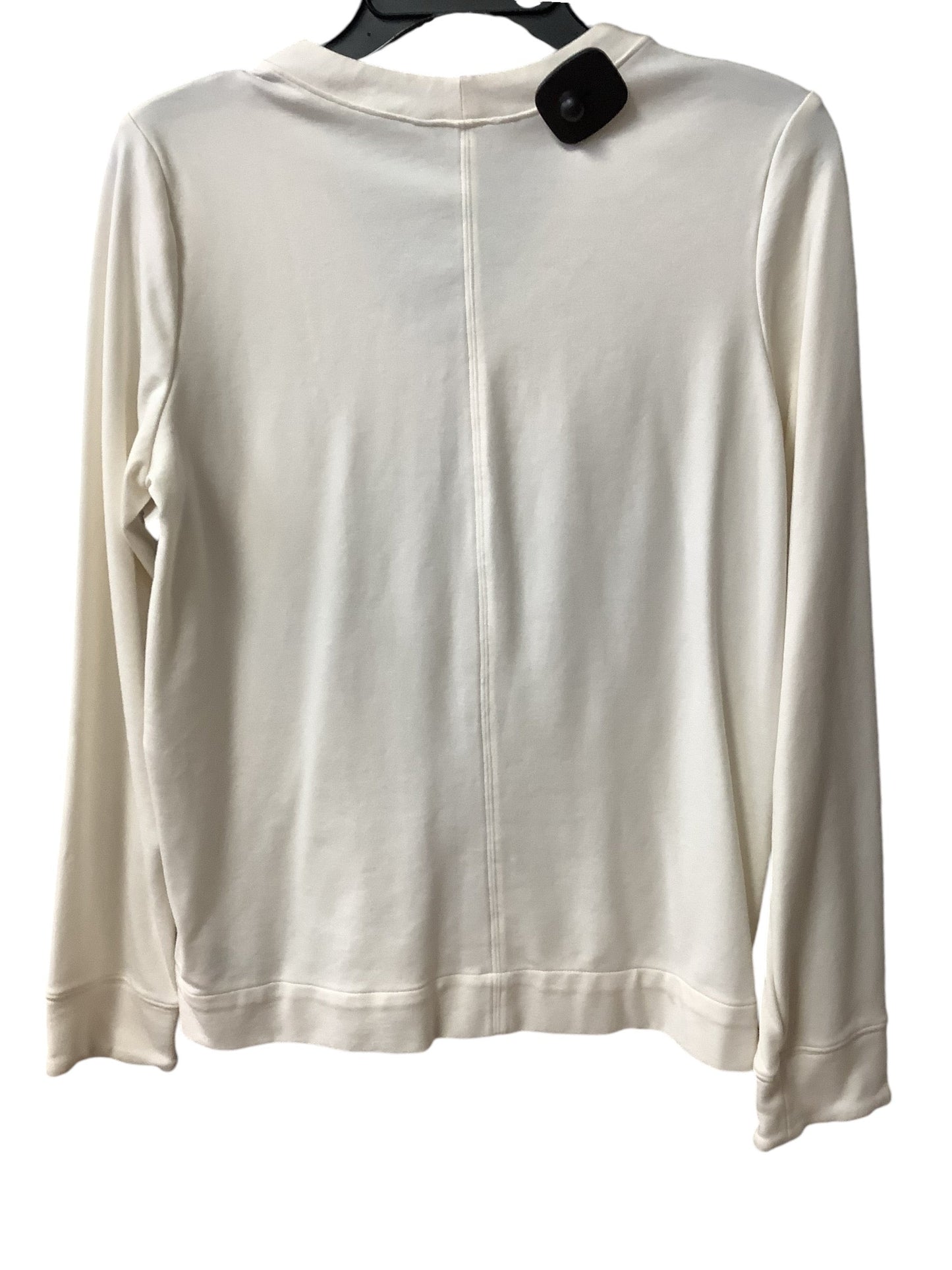 Athletic Top Long Sleeve Crewneck By Athleta In Cream, Size: S