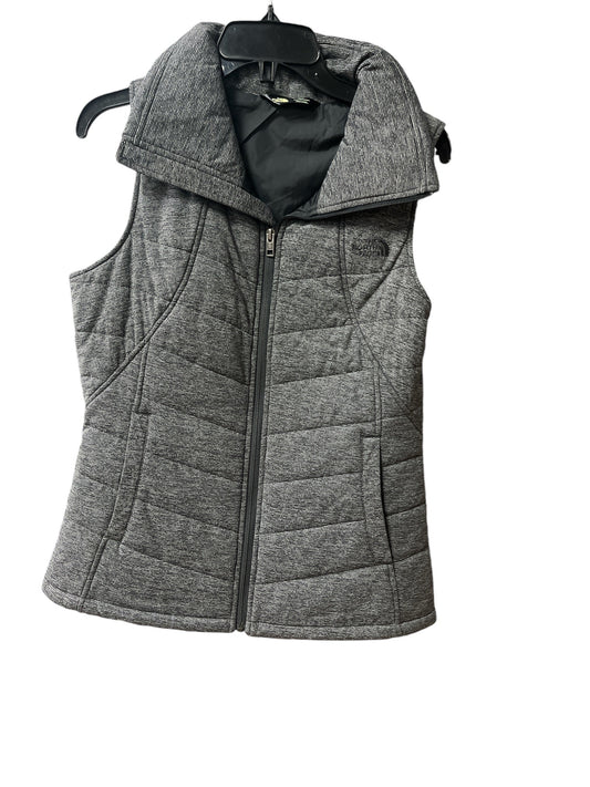 Vest Puffer & Quilted By The North Face In Grey, Size: M