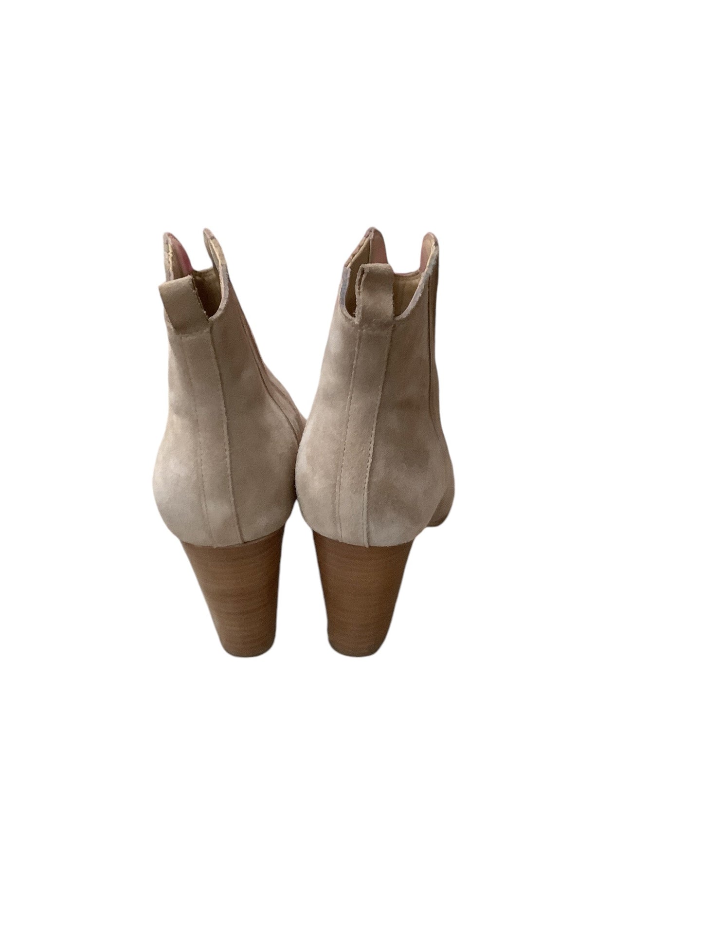 Boots Ankle Heels By Marc Fisher In Tan, Size: 7.5