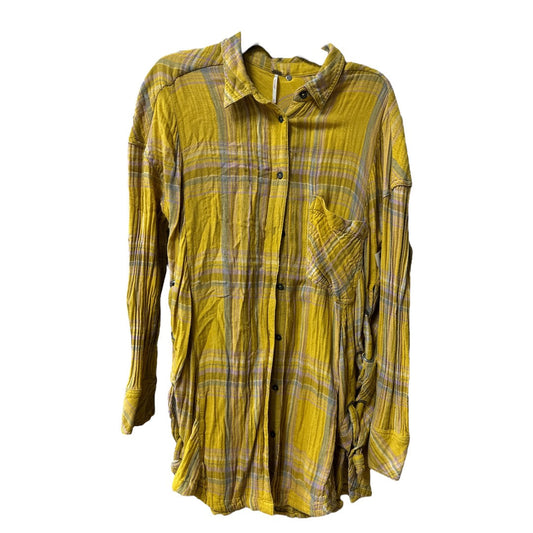 Dress Casual Short By Free People In Yellow, Size: M