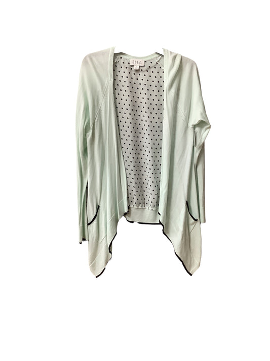 Sweater Cardigan By Elle In Green, Size: Xl