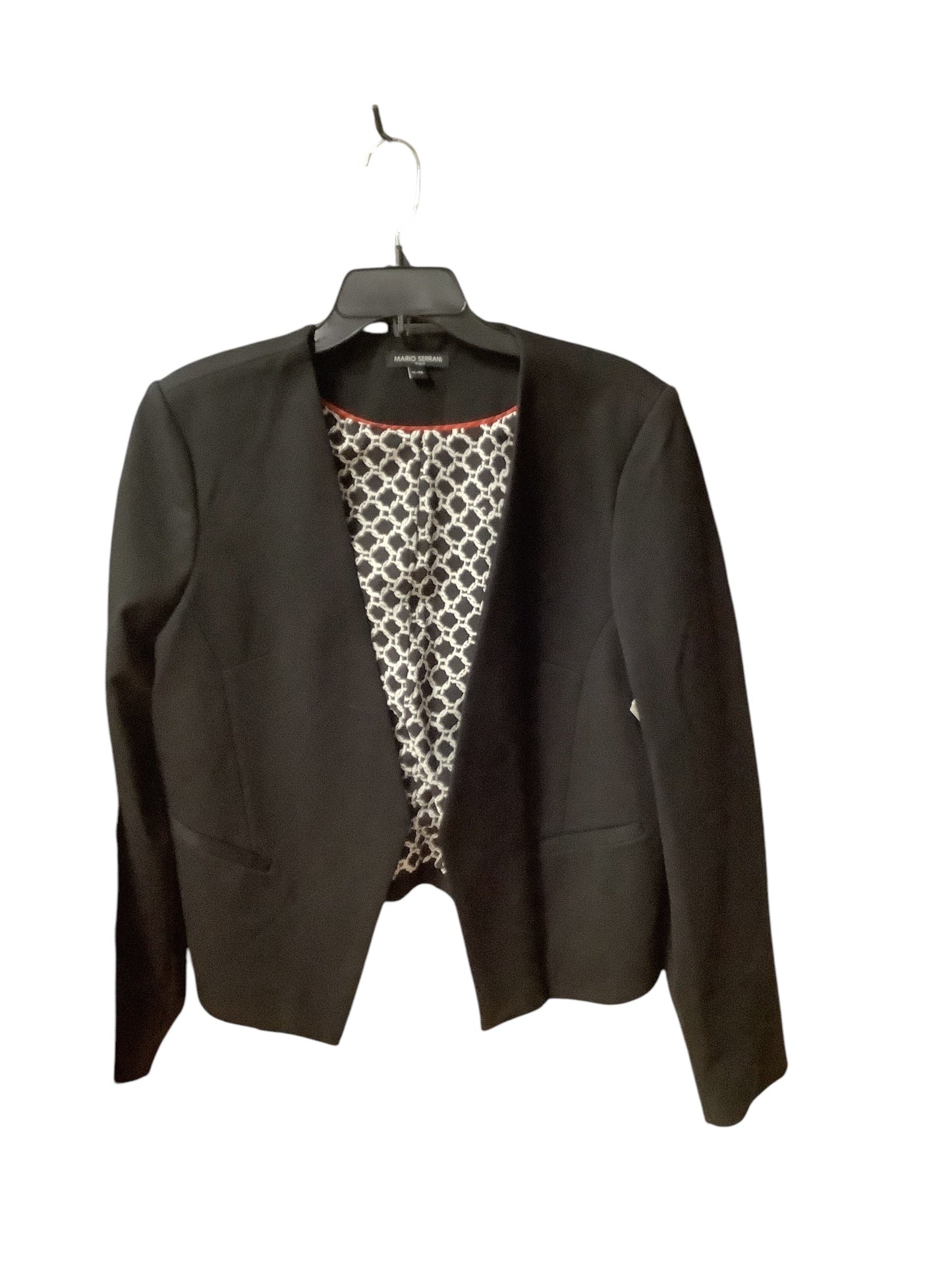 Blazer By Mario Serrani In Black, Size: Xl