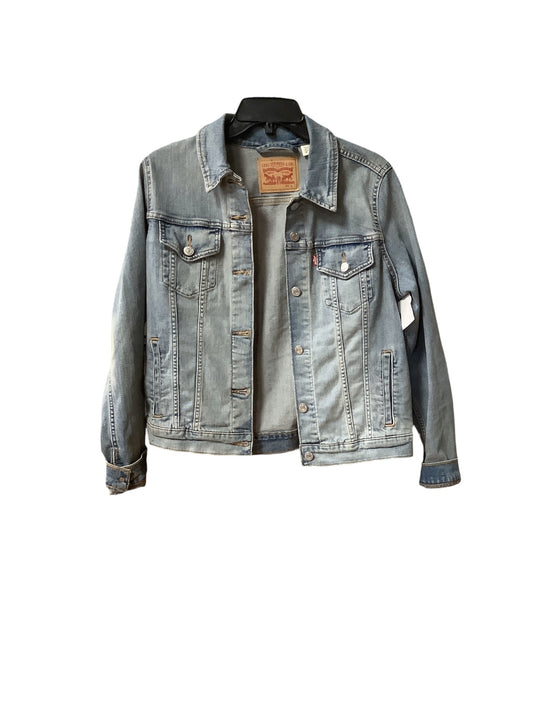 Jacket Denim By Levis In Blue Denim, Size: L