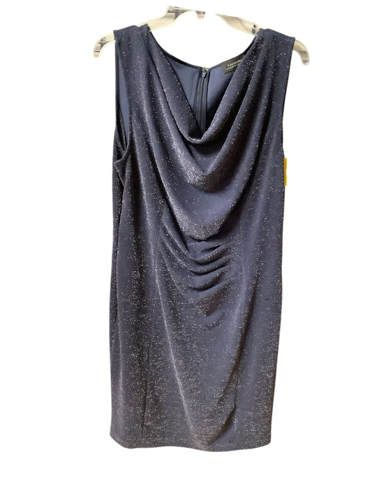 Dress Party Midi By Tahari By Arthur Levine In Navy, Size: 14