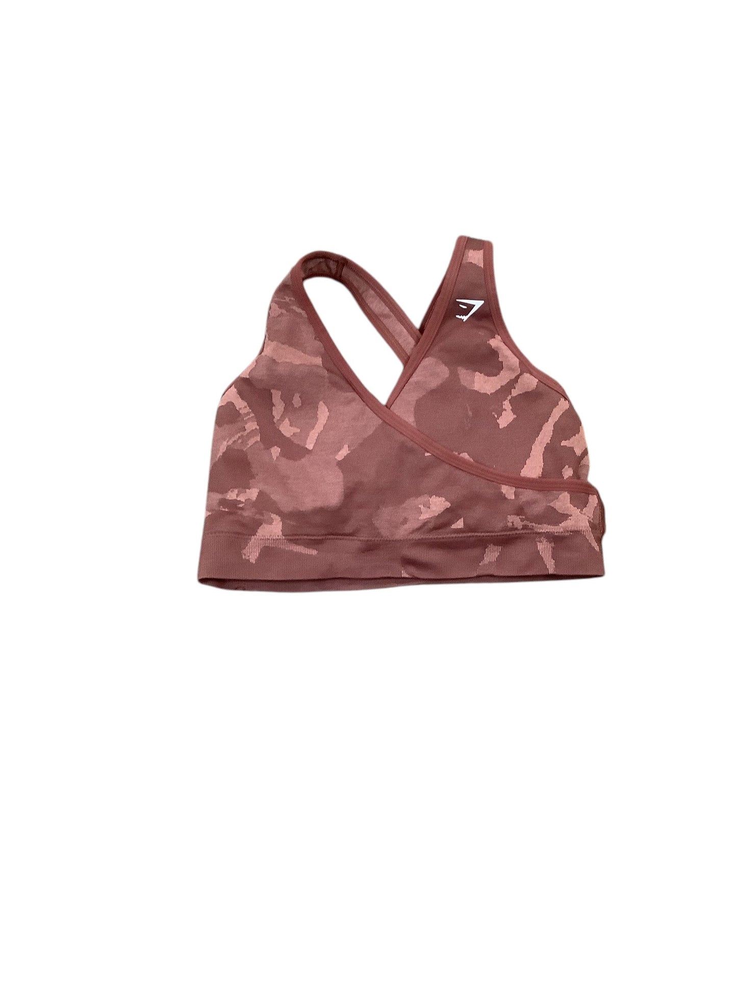 Athletic Bra By Gym Shark In Maroon, Size: L