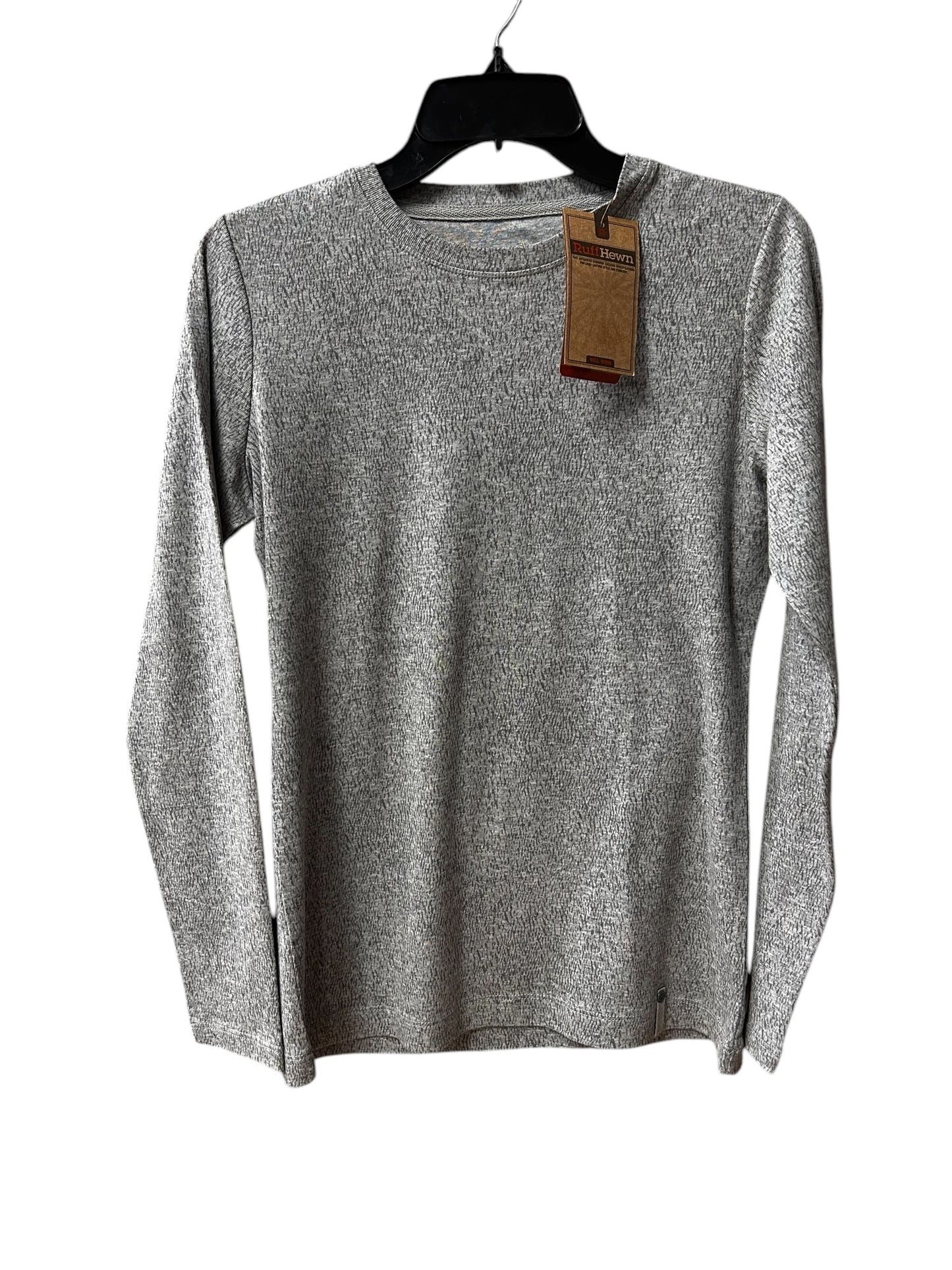 Top Long Sleeve By Ruff Hewn In Grey, Size: M