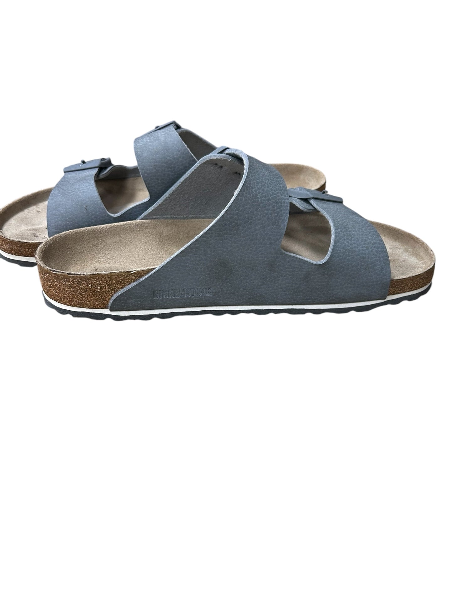 Shoes Flats By Birkenstock In Grey, Size: 9.5