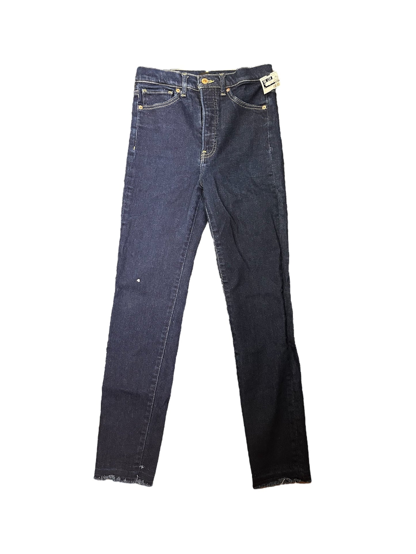 Jeans Skinny By Express In Blue Denim, Size: 6l