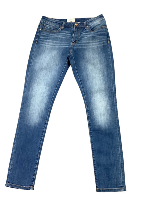 Jeans Skinny By Bke In Blue Denim, Size: 12