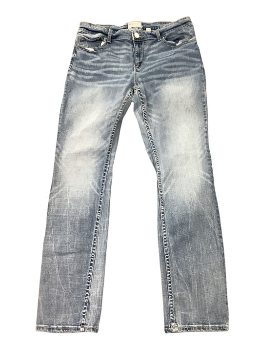 Jeans Straight By Bke In Blue Denim, Size: 10