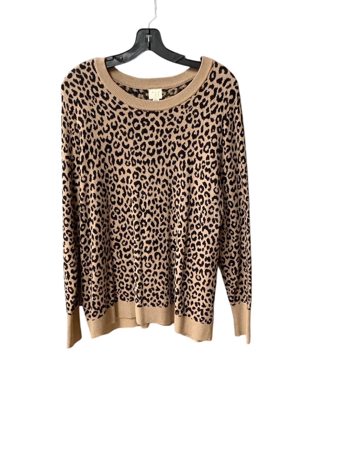 Sweater By A New Day In Animal Print, Size: 1x