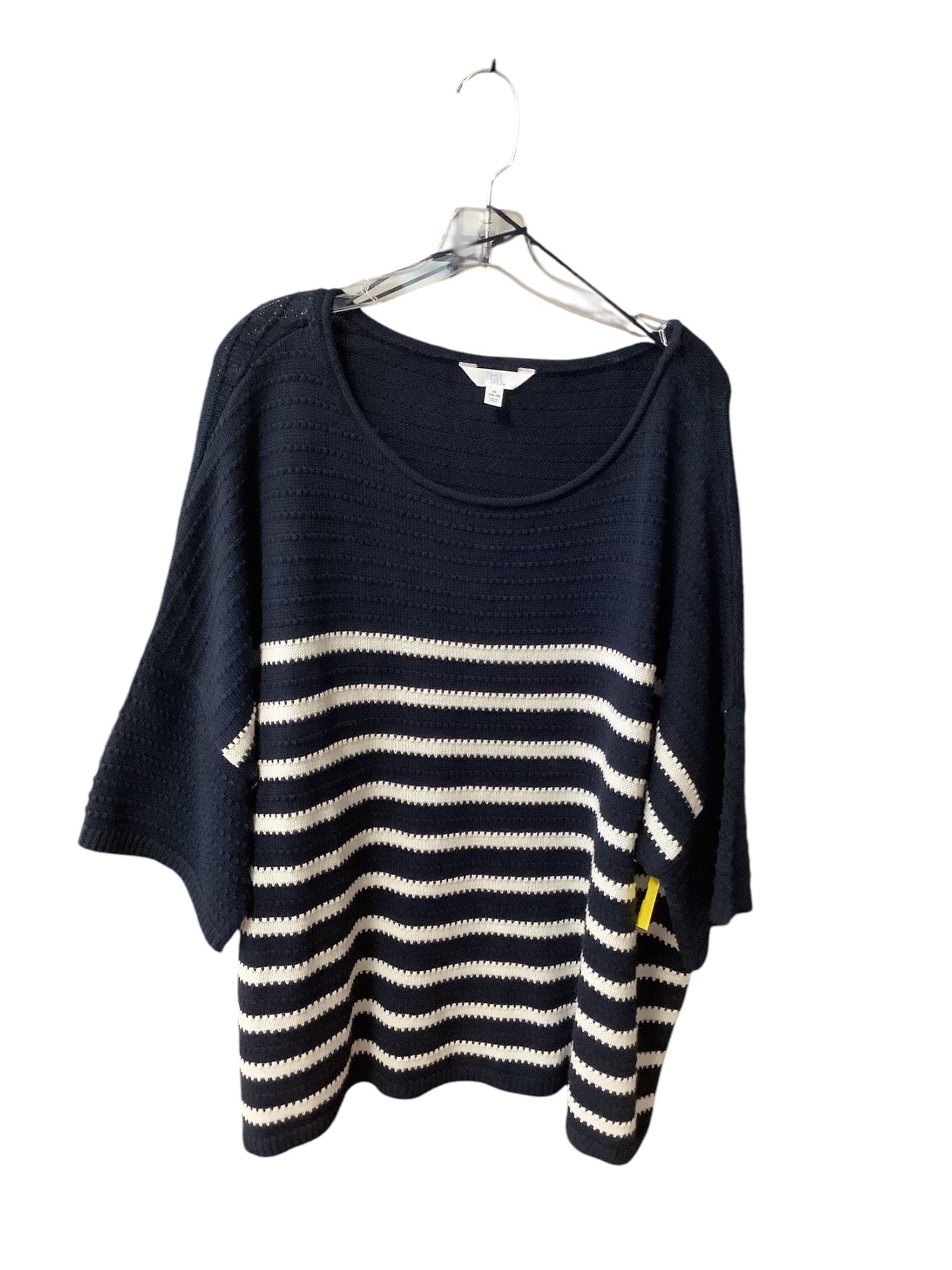 Sweater By Time And Tru In Navy, Size: Xl