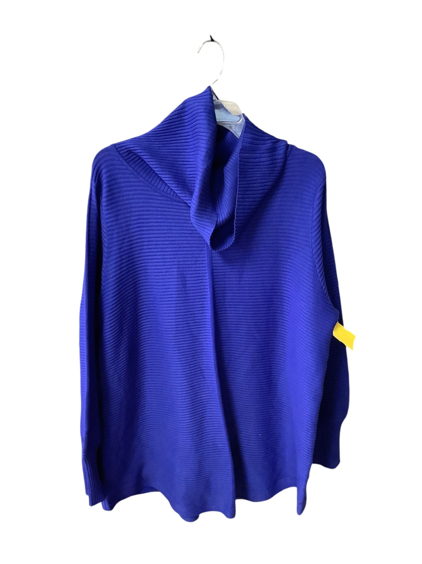 Sweater By Cyrus Knits In Blue, Size: 1x