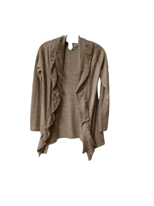 Sweater Cardigan By Clothes Mentor In Brown, Size: S