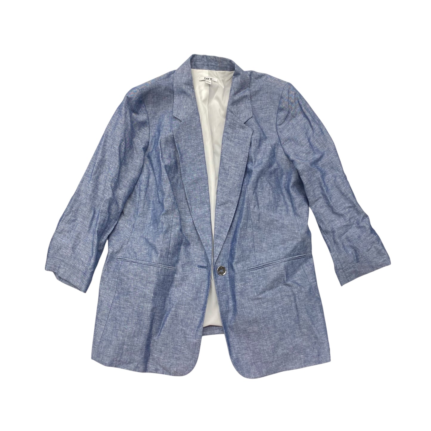 Blazer By Bar Iii In Blue, Size:1X