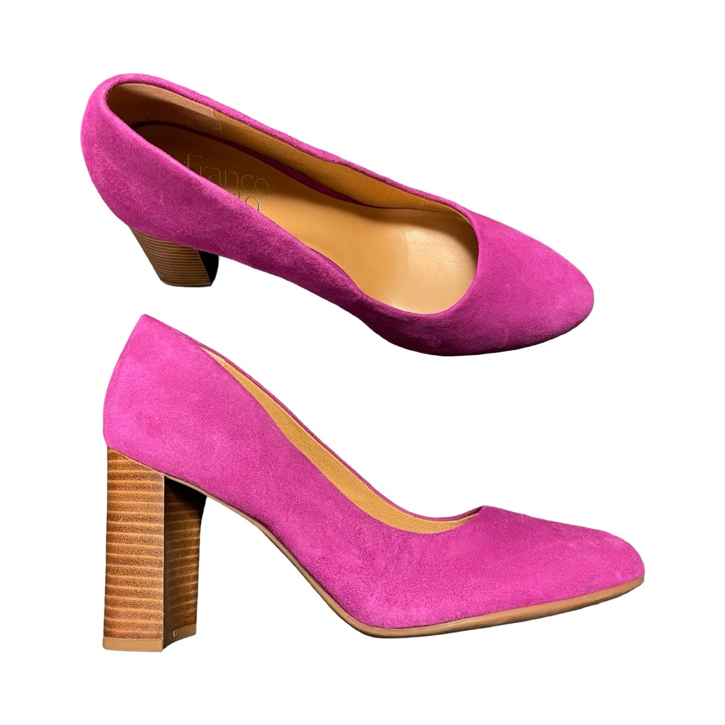 Shoes Heels Block By Franco Sarto In Pink, Size:8
