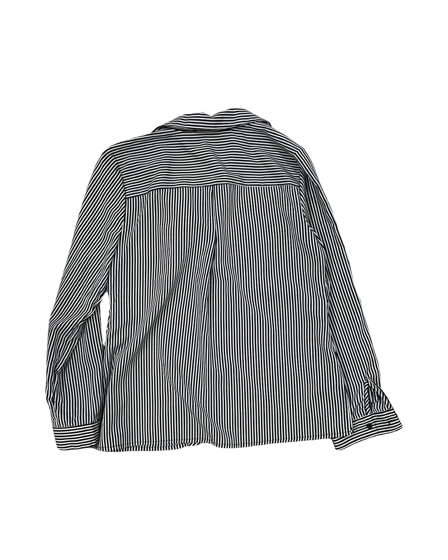 Blouse Ls By Studio Works In Black & Brown, Size:Mp