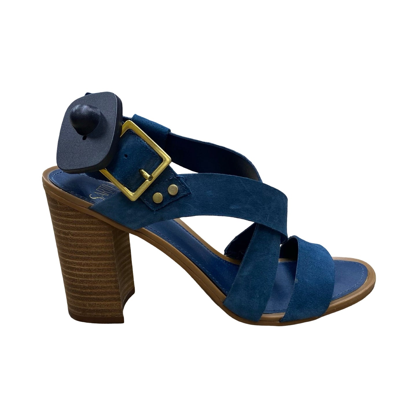 Shoes Heels Block By Franco Sarto In Blue, Size:8