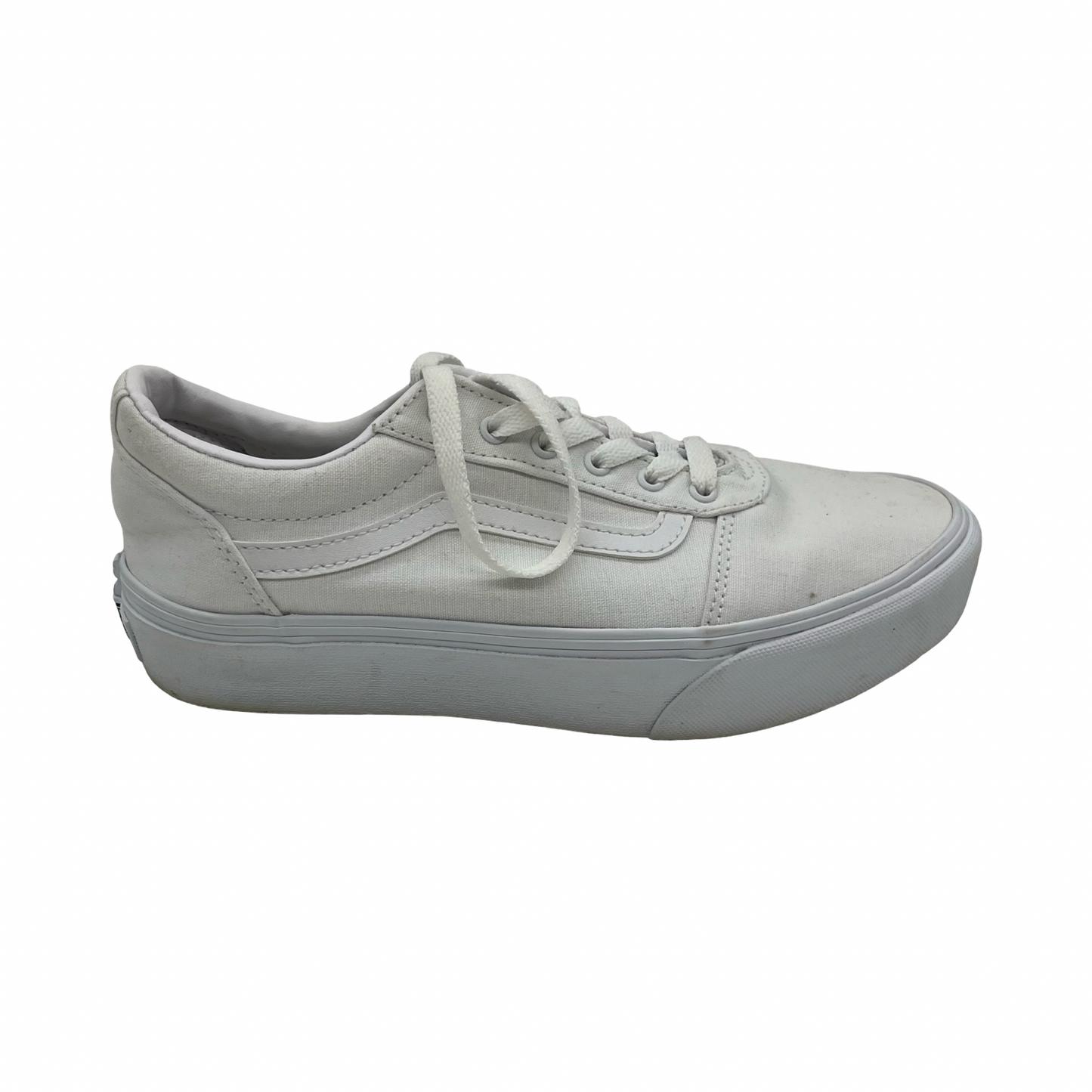 Shoes Sneakers By Vans In White, Size:5