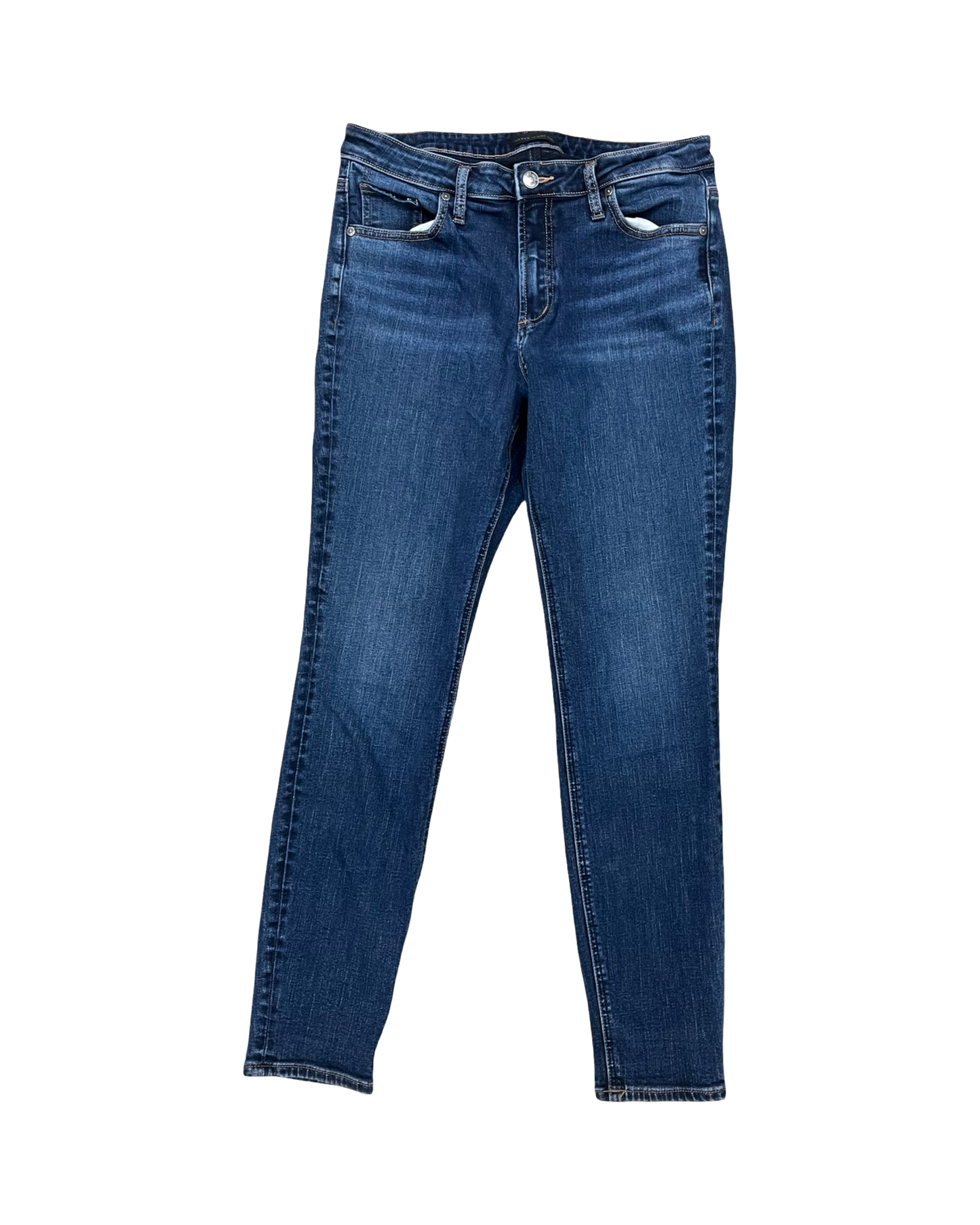 Jeans Skinny By Sj Designs In Blue Denim, Size:8