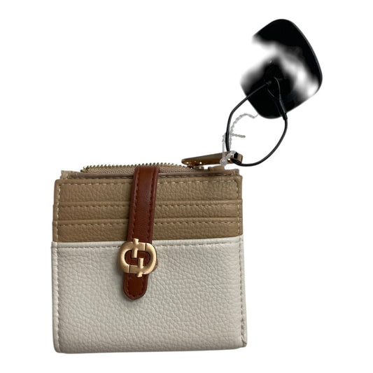 Wallet By Time And Tru In Cream & Tan, Size:Small