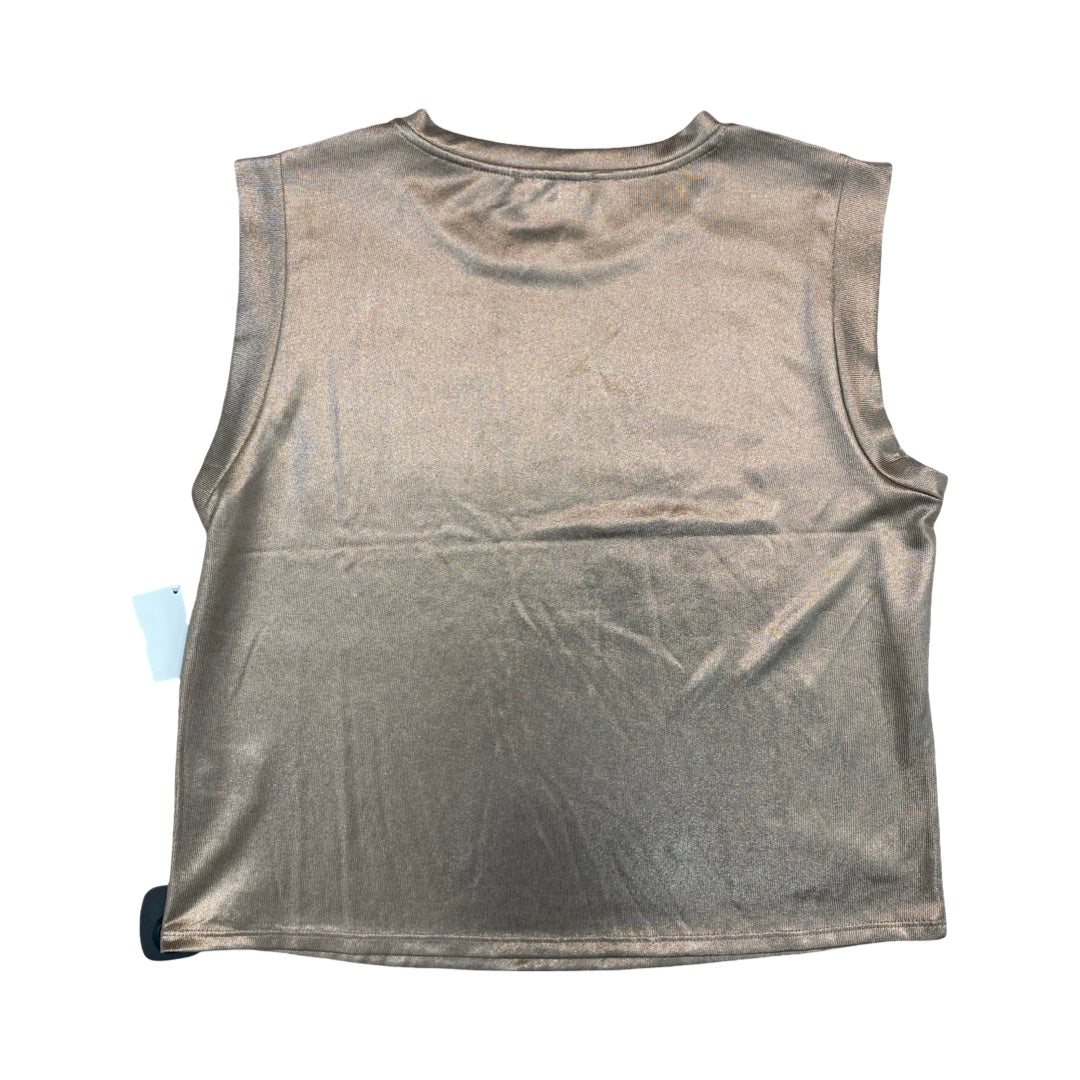 Top Sleeveless By Bailey 44 In Gold, Size:M