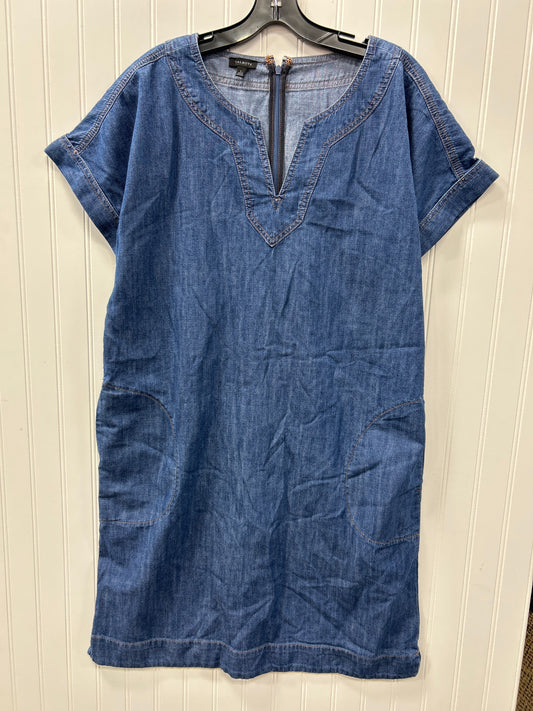 Dress Casual Midi By Talbots In Blue, Size:L