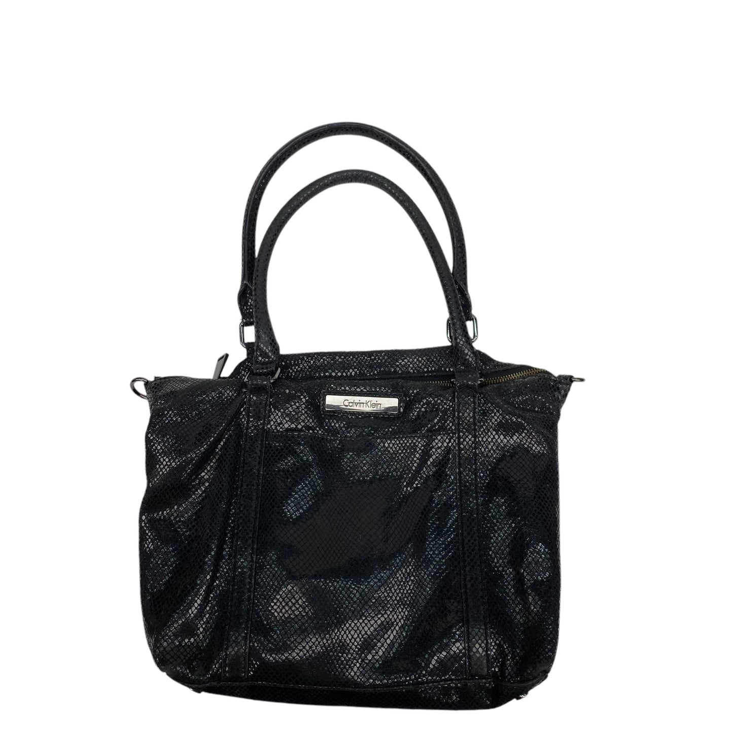 Handbag By Calvin Klein In Black, Size:Medium