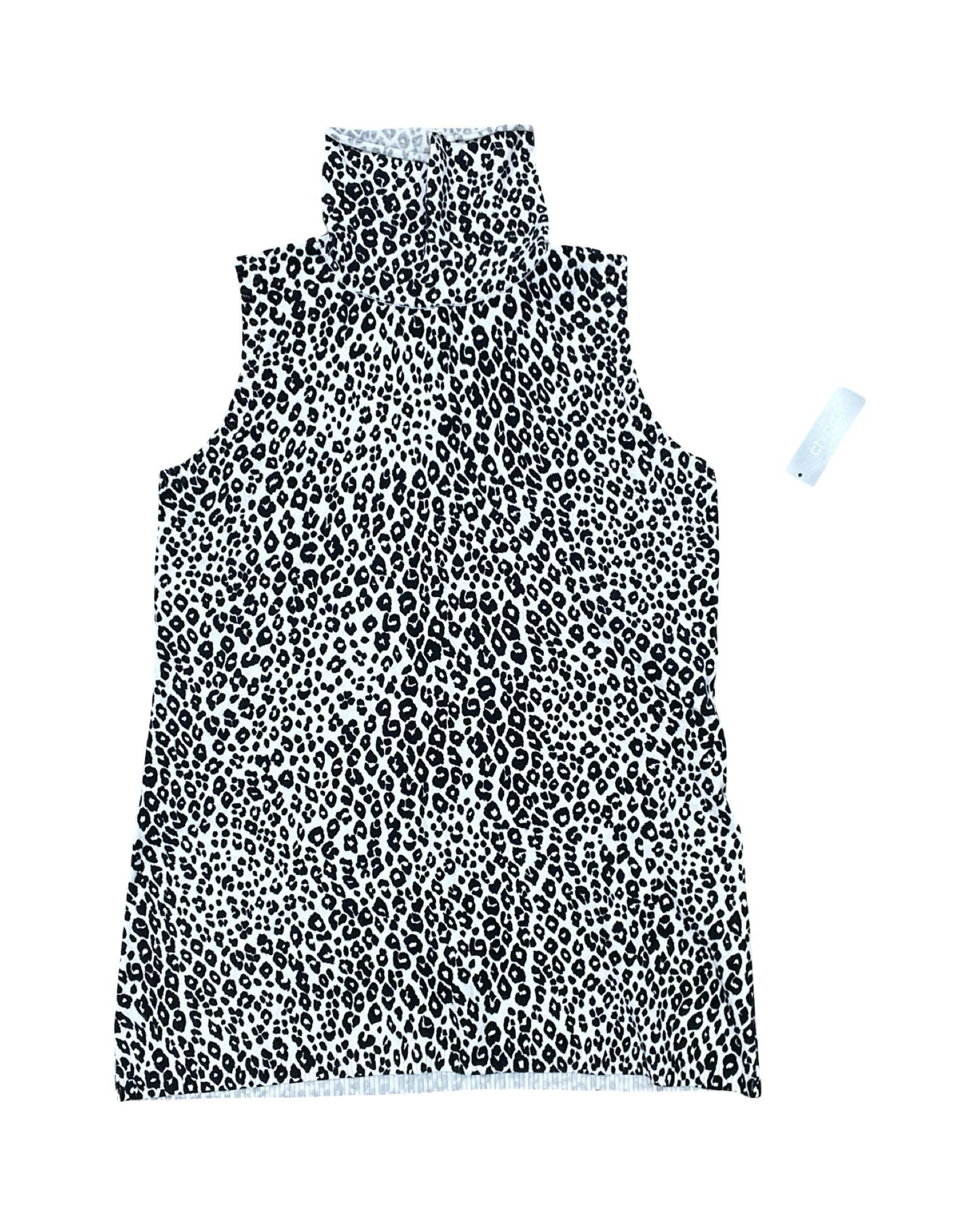 Top Sleeveless By Chicos In Animal Print, Size:S