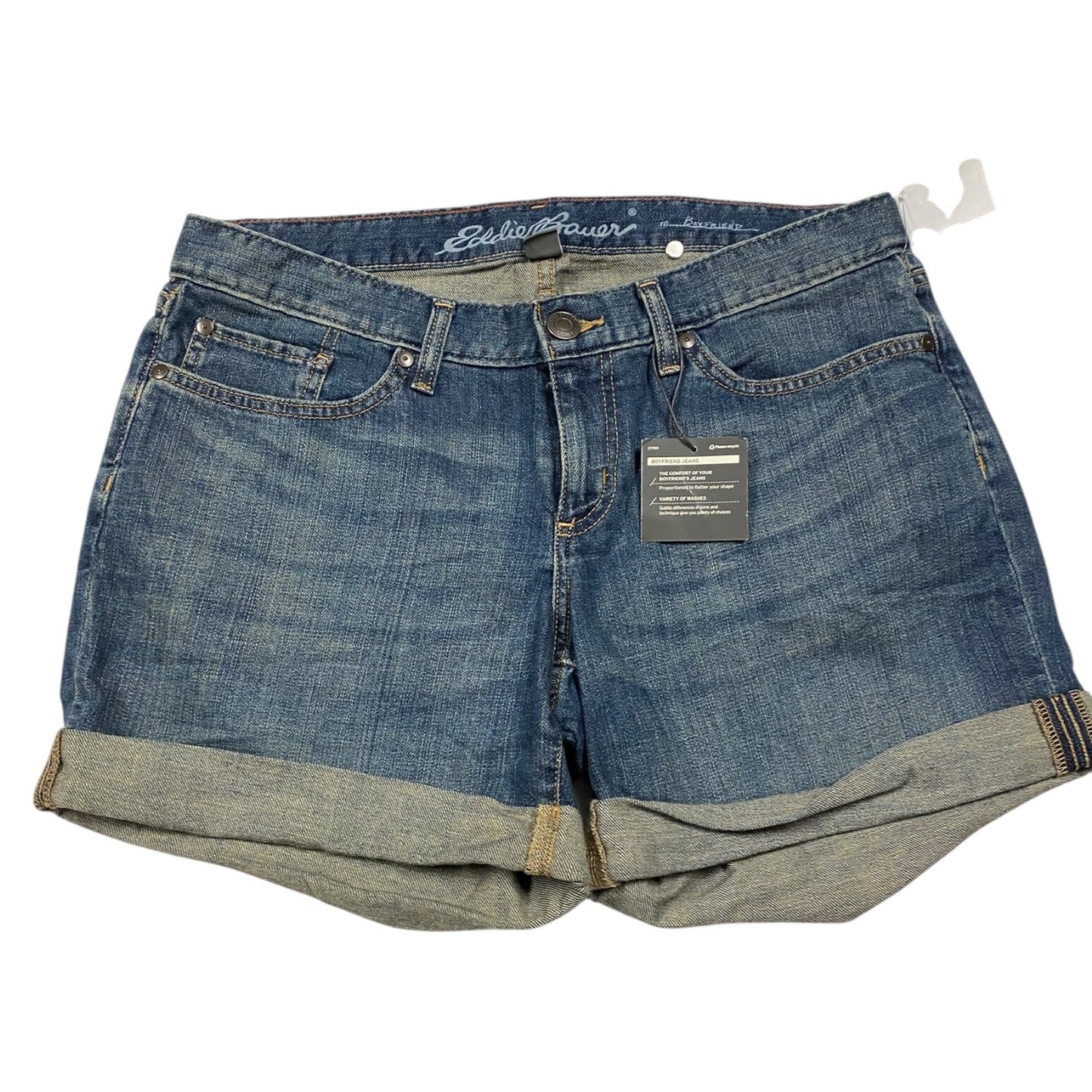 Shorts By Eddie Bauer In Blue Denim, Size:8P