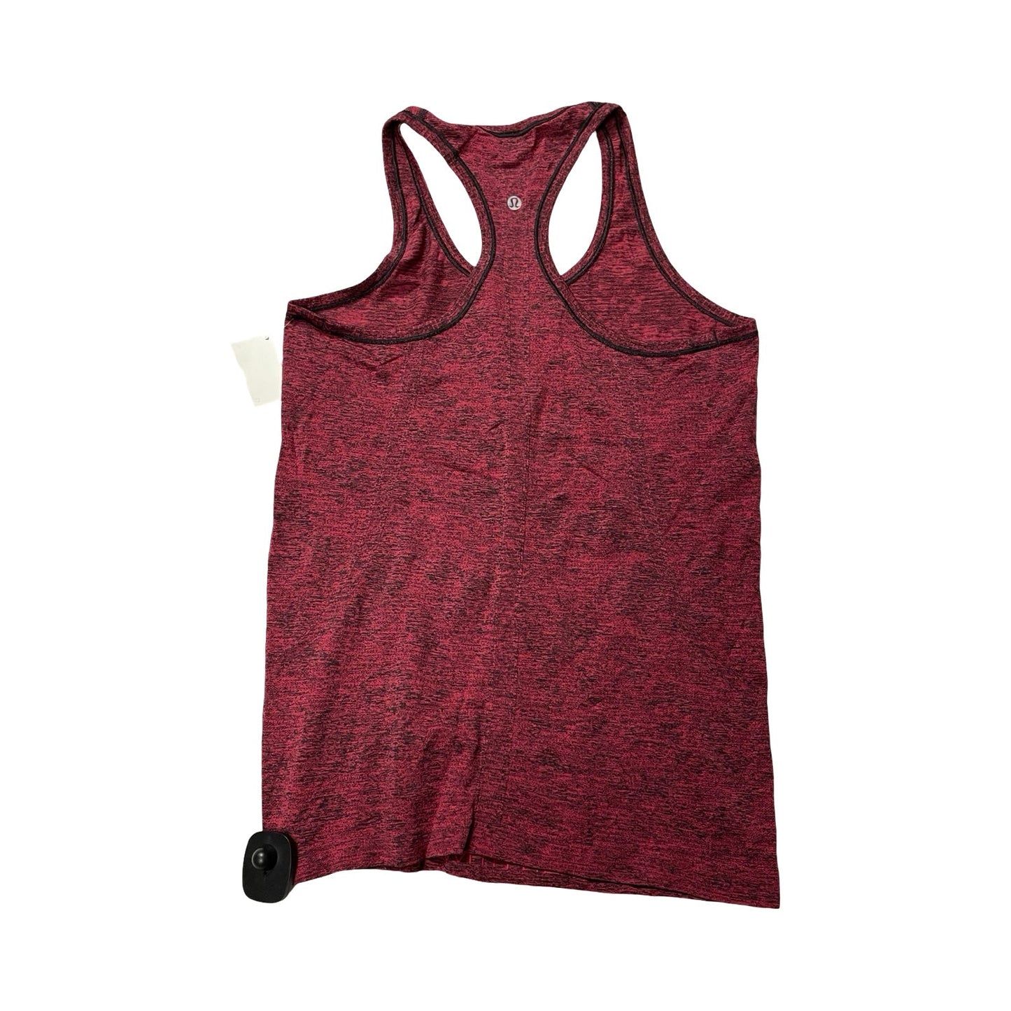 Athletic Tank Top By Lululemon In Black & Pink, Size:10