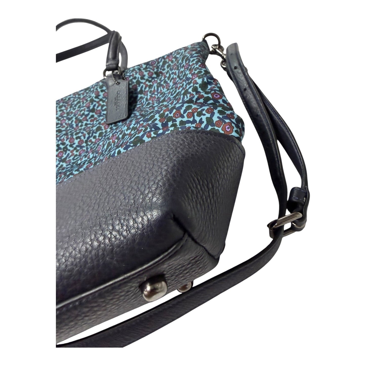 Handbag Designer By Coach In Blue, Size:Large