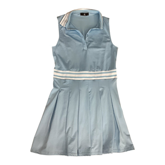 Athletic Dress By Cmc In Blue & White, Size:L