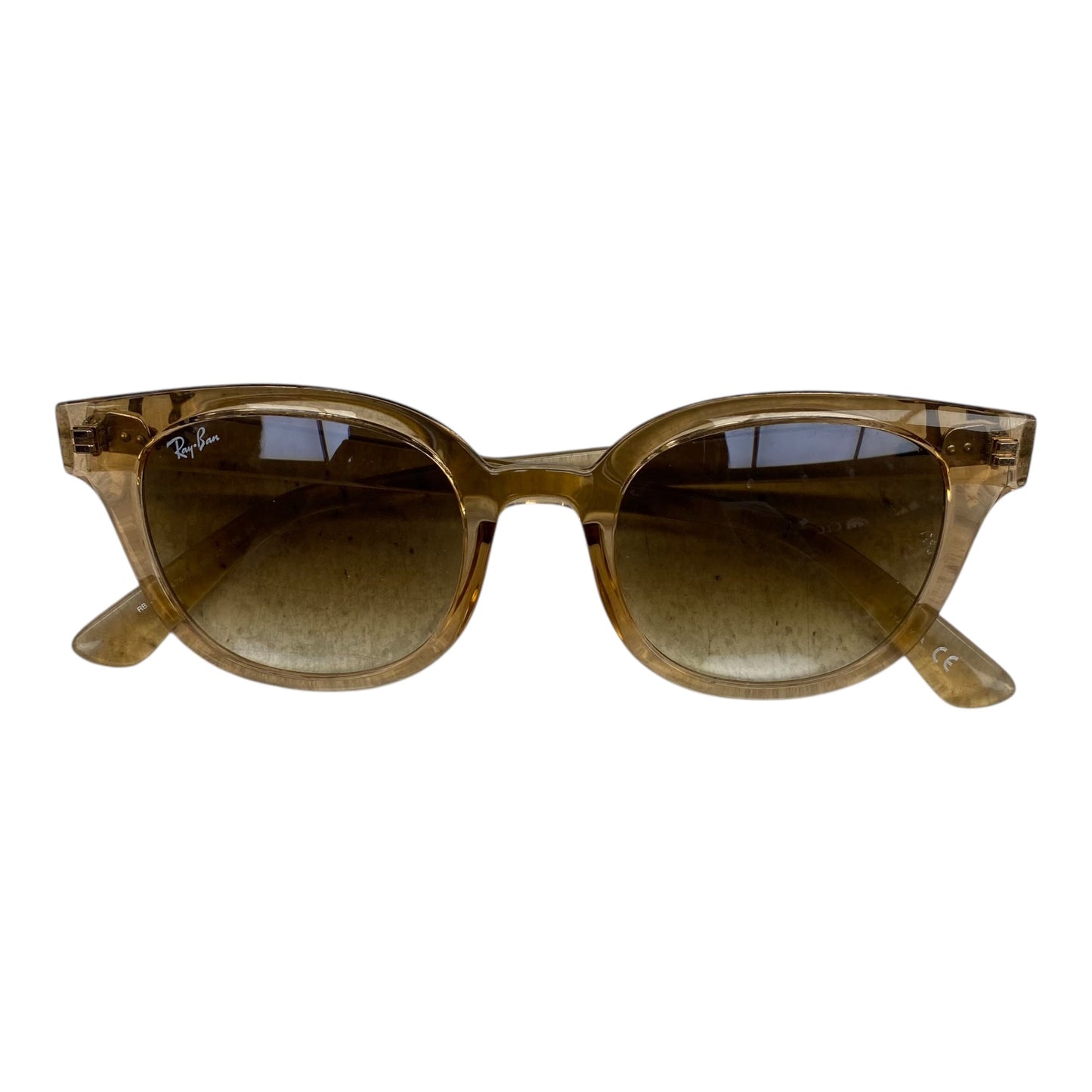 Sunglasses Designer By Ray Ban In Brown